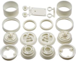 RC10 Wheels front and rear white photo