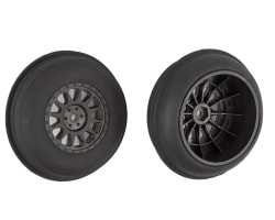Sand Ribbed Tires and Method SC Wheels mounted black front photo