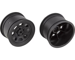 Sr10 Black Rear Wheels 1 Pair photo