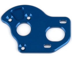 RC10t6.2 Laydown Motor Plate Blue Aluminum photo