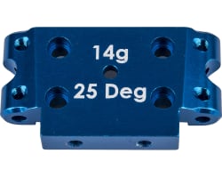 Dr10 Ft Aluminum Front Bulkhead 25 Deg Blue photo