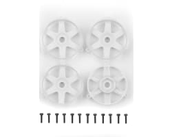 DC10 FT Adjustable Wheel Face Plates white photo