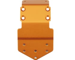 RC10GT Nose Plate Gold photo
