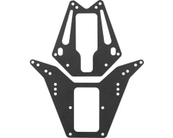 RC10GT Shock Tower Set Black photo