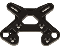 Rc8B4 Front Shock Tower Black Aluminum photo