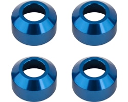 RC8B4 FT CVA Axle Sleeves Blue Aluminum photo