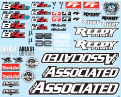 RC8B4.1/RC8B4.1e Decal Sheet photo