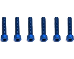 M3x16mm FT Blue Aluminum SHCS Socket Head Cap Screws (6) photo