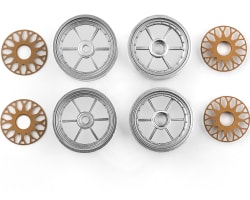 RC10ds Wheels Front and Rear photo