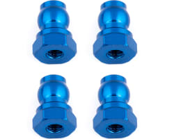 Shock Bushings 10 mm blue aluminum photo