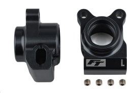 RC10b6.2 Factory Team Rear Hubs Black Aluminum photo