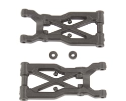 RC10b74 Factory Team Rear Suspension Arms Carbon Fiber photo