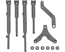 RC10B84 FT Carbon Chassis Braces photo