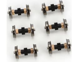 HO RTR Locomotive Wheel Assembly 40 (6) photo