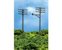 N Telephone Poles Set of 12 photo