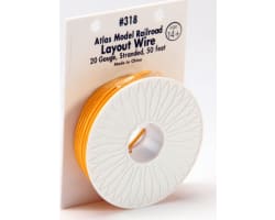 50' Stranded Wire 20 Gauge/Yellow photo