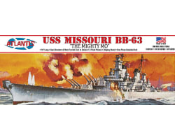 1/665 USS Missouri BB-63 The Mighty Mo 16 inch photo