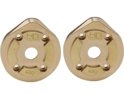 48g Brass Currie F9 Portal Knuckle Caps: UTB SCX 3 photo