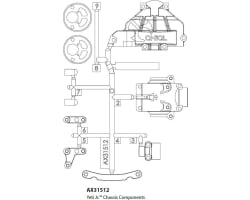 AX31512 Chassis Components Yeti Jr photo