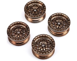 Black right-handino Wheel 1.0 7mm Hex 4 : SCX24 photo