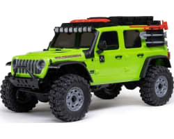 1/30 Scx30 Jeep Wrangler Jlu 4x4 RTR Green photo