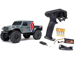 SCX24 Summit Racing Jeep Gladiator 4x4 Rock Crawler RTR Gray photo