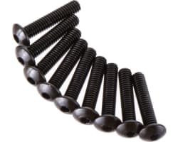 M2.6x12mm Hex Socket Button Head (Black) (10 pieces) photo