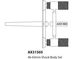 AX31505 Shock Body Set 46-63mm photo