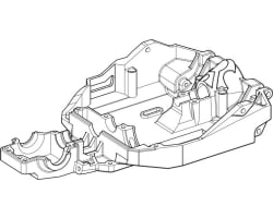 AX31506 Molded Chassis Tub Yeti Jr photo