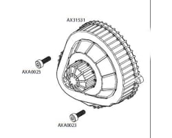 Aluminum Lcx Transmission Spur Gear Cover - Scx 2 RTR photo