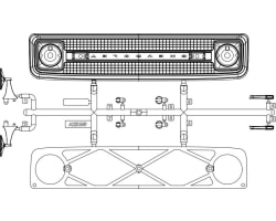 1969 Chevy K5 Blazer Grille/Body Detail photo