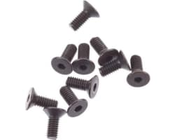 AXA1264 Flat Head Screw M2.5x6mm Black 10 photo