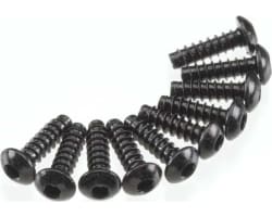 M3x10mm Hex Socket Tapping Button Head (Black) (10pcs) photo
