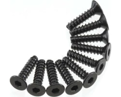 M3x12mm Hex Socket Tapping Flat Head (Black) (10pcs) photo