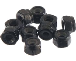 M2 Nylon Locking Hex Nut (Black) (10pcs) photo