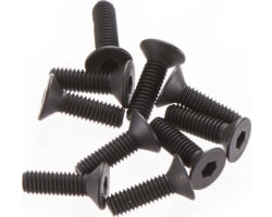 M3x10mm Hex Socket Flat Head (Black) (10pcs) photo