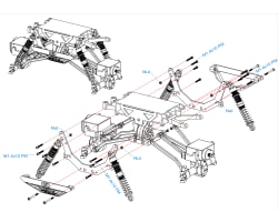 Graphite Chassis Side Plates : AX24 photo