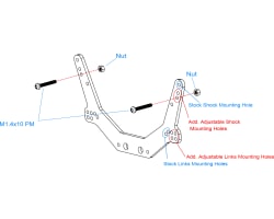 Graphite Chassis Side Plates : AX24 photo