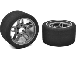 Attack Foam Tires for 1/8 Circuit 32 Shore Front Carbon Rims (2) photo