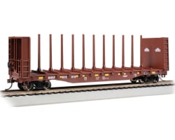 HO 52 Center-Beam Flat Car BNSF #615818 photo