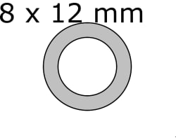 8x12x3.5mm Shielded Ball Bearing (1) photo