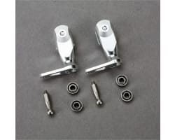 Aluminum Main Rotor Grips with Bearings: 130 X photo