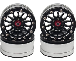 Aluminum Billet 1.9 Beadlock Wheels W/ 12mm Hex (a-Style) (4) photo