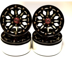 Aluminum Billet 1.9 Beadlock Wheels W/ 12mm Hex (B-Style) (4) photo