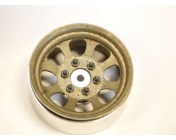Raw Steel 1.9 Beadlock 6-Lug Wagon Wheels 12mm Hex (4) photo