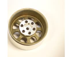 Raw Steel 1.9 Beadlock 6-Lug Wagon Wheels 12mm Hex (4) photo