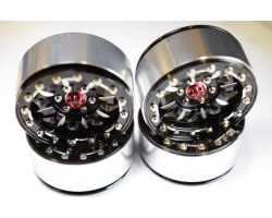 Aluminum Billet 2.2 Beadlock Wheels W/12mm Hex (B-Style) (4) photo