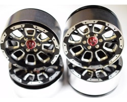 Aluminum Billet 2.2 Beadlock Wheels W/ 12mm Hex (C-Style)(4) photo