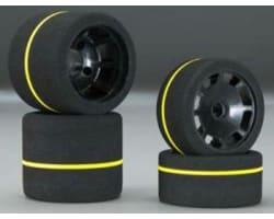 1:10 Spec Combo Tires 4 White/Gray photo