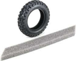 T3-01 Front Caramel Block Tire photo